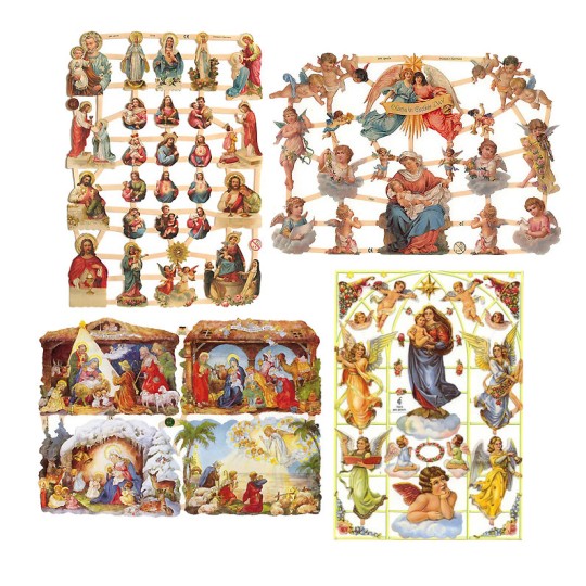 Mixed Religious Master Scrap Pack ~ 9 Assorted Sheets
